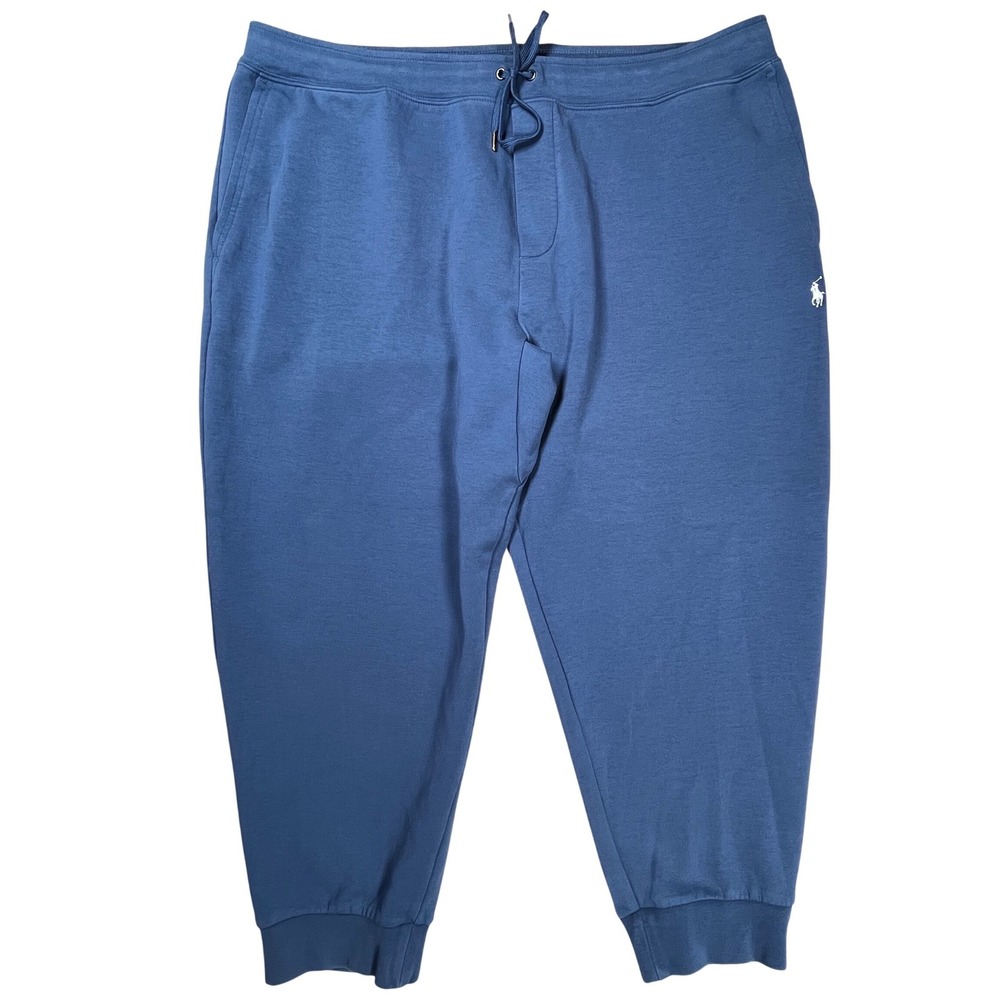 Polo Ralph Lauren Joggers Mens 2XB Blue‎ Cotton Blend Drawstring Sweatpants